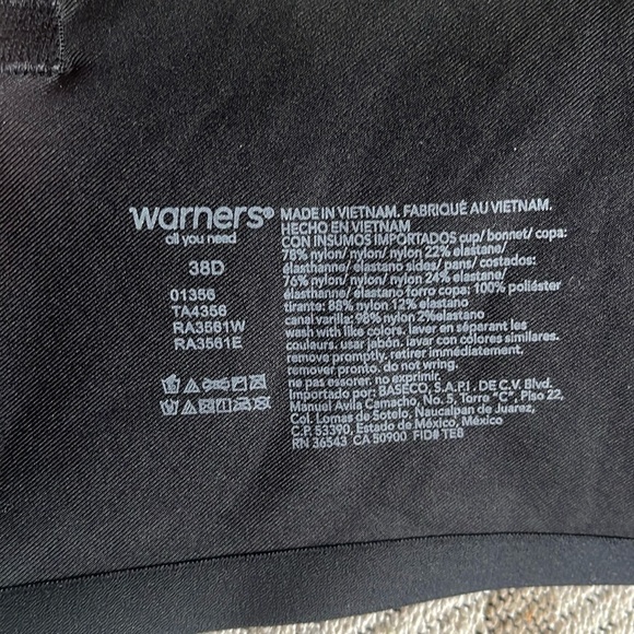 Warners No Side Effects Underarm-Smoothing Underwire Lightly Lined T-Shirt Bra - Picture 6 of 13